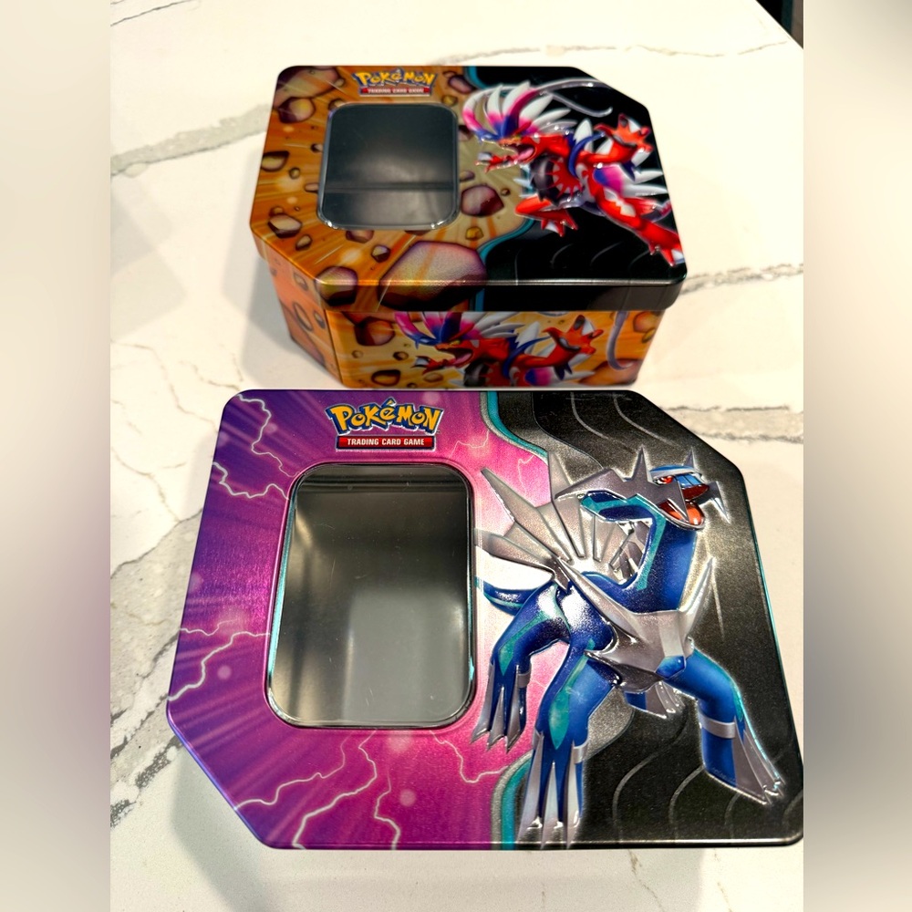 Pokémon tin boxes only
